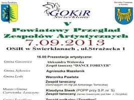 V Powiatowy Przegląd Zespołów Artystycznych