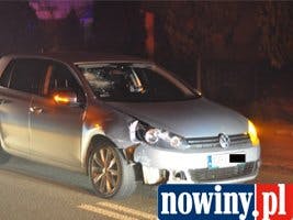 Kierowca potrącił pijanego pieszego na ul. 3 Maja