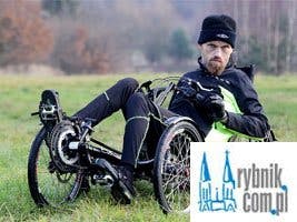 Zamienił wózek inwalidzki na rower