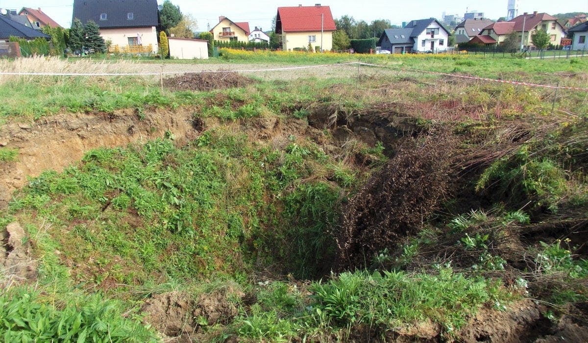 Kolejne ogromne osuwisko ziemi w Jankowicach